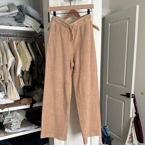 MaxMara Leisure Beige Terry Sweatpants